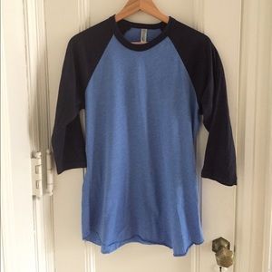 American Apparel 3/4 Sleeve Unisex T-Shirt